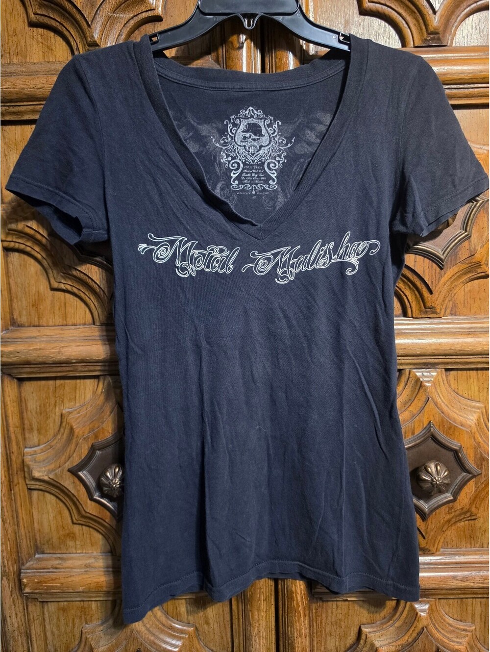 Vintage Metal Mulisha Wings V-Neck T-Shirt – Women's